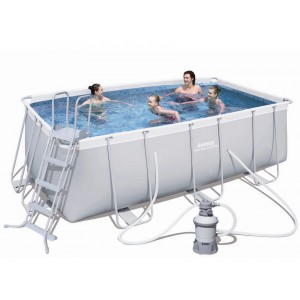 Каркасный бассейн, 412x201x122 см.
