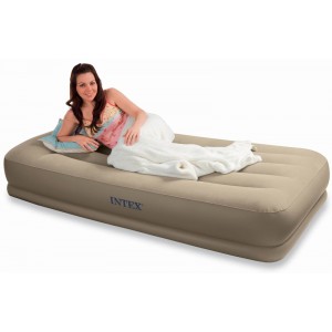 Надувная кровать Intex 67742 Pillow Rest Mid-rise, 99x191x(35)38 см.