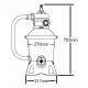 Песочный фильтр-насос для бассейнов Bestway, 220V, 2000 л/ч